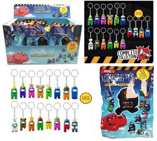 Among Us Figure Keychain (Series 2, Blind Bag, Random Character) New! 1x