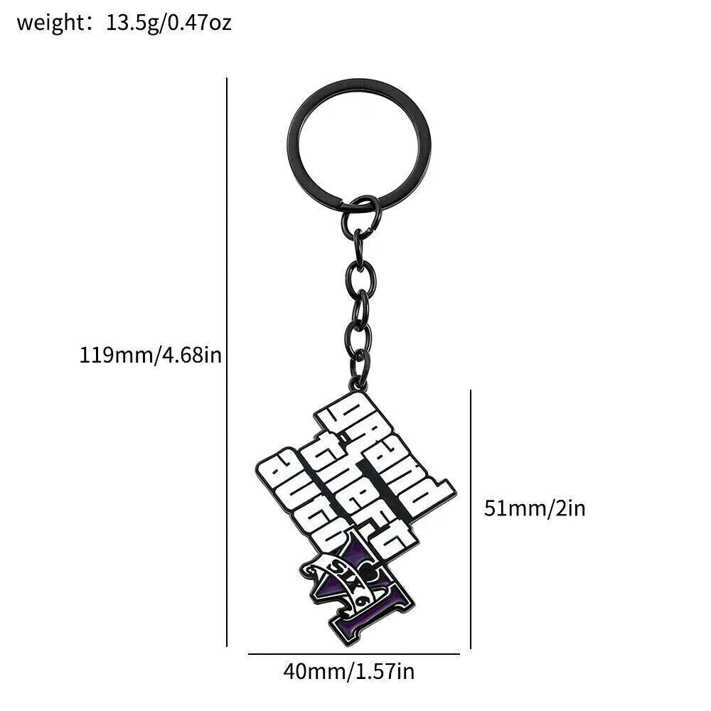 GTA VI Keyring Keychain comes Brand New ps5 ps4 xbox xbox1 grand theft auto