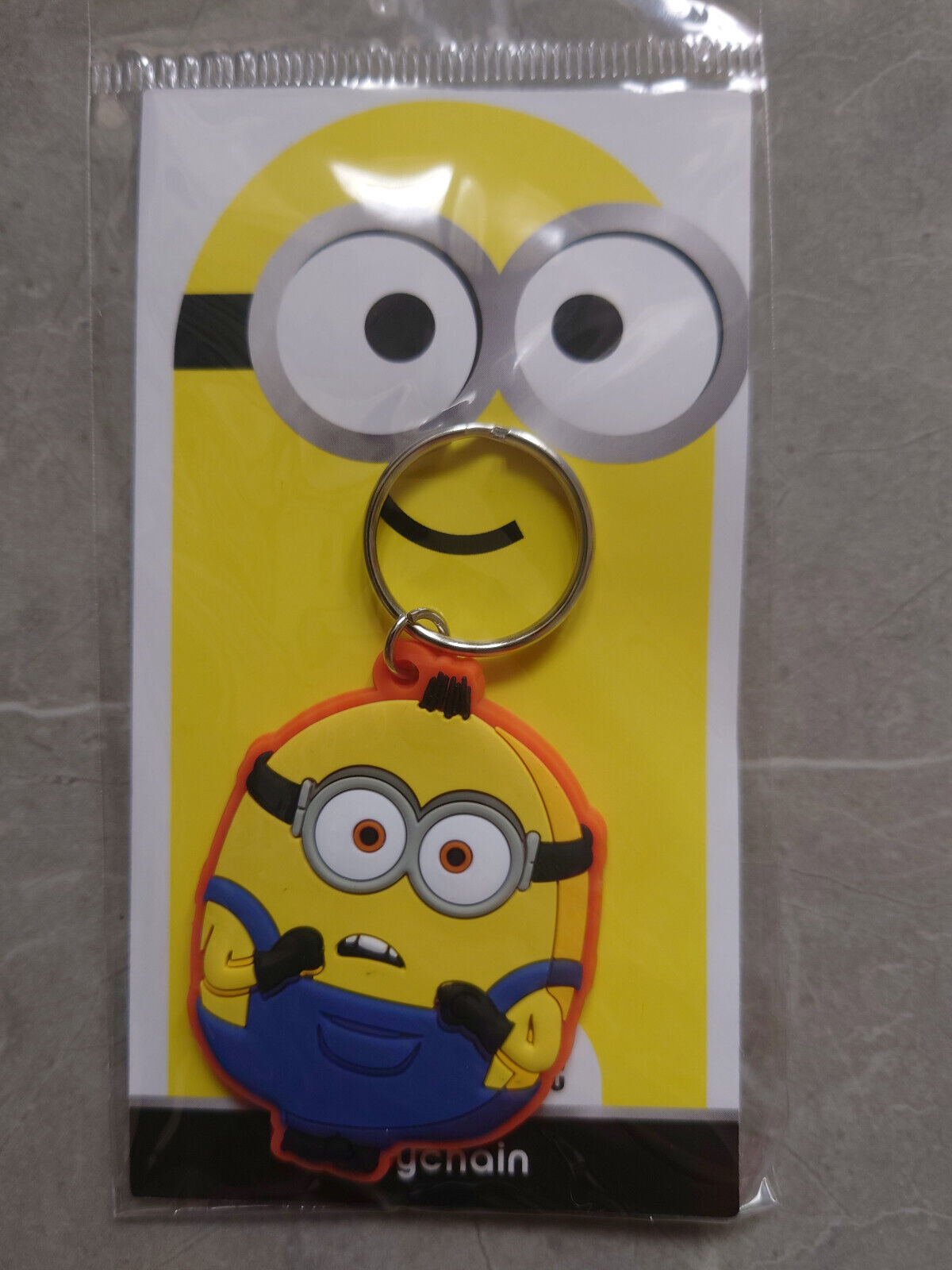 MINIONS 2D Chibi Rubber Keyrings Choose from list New Sealed BOB DAVE GRU STU