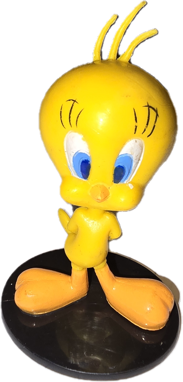 Looney Tunes 7-9cm Figures BUGS Fudd Porky Pepe Marvin Tweety Daffy CAKE TOPPER
