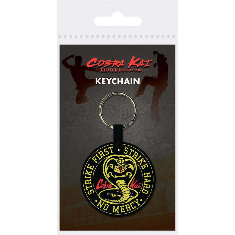 Cobra Kai Chibi Keyring Rubber Official netflix 2d The Karate Kid Keychain