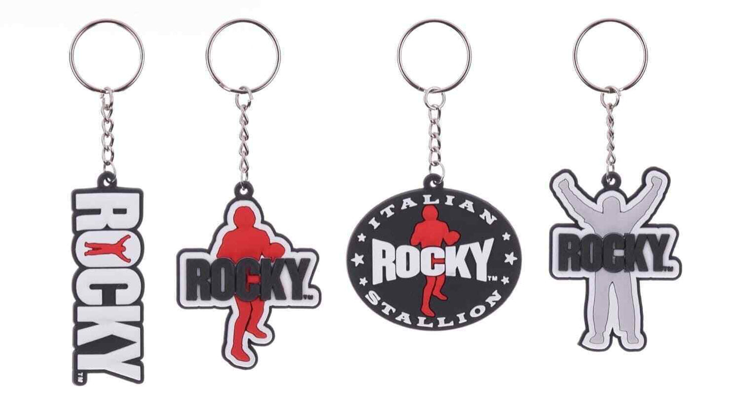Rocky Keyring Rubber Official Licensed Movie Film Keyring 2d Keychain