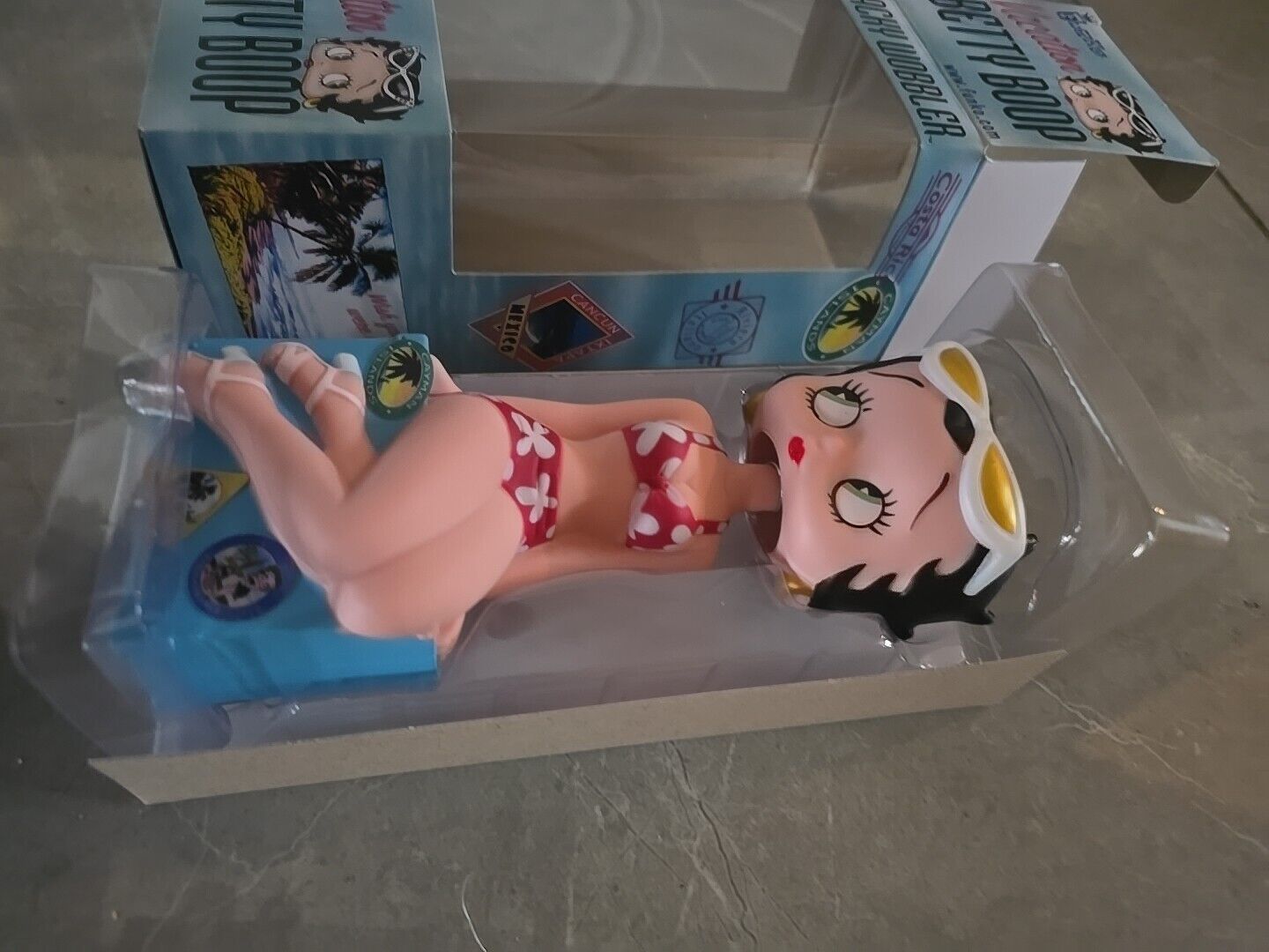 Betty Boop VACATION PVC Bobble Head 16cm Funko Wacky Wobbler popeye 2024 movie