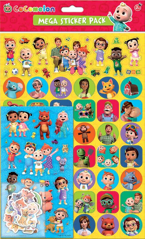 CoComelon STICKERS FOILE LARGE SMALL COULOURING BOOKS PAD JUMBO YOU CHOOSE