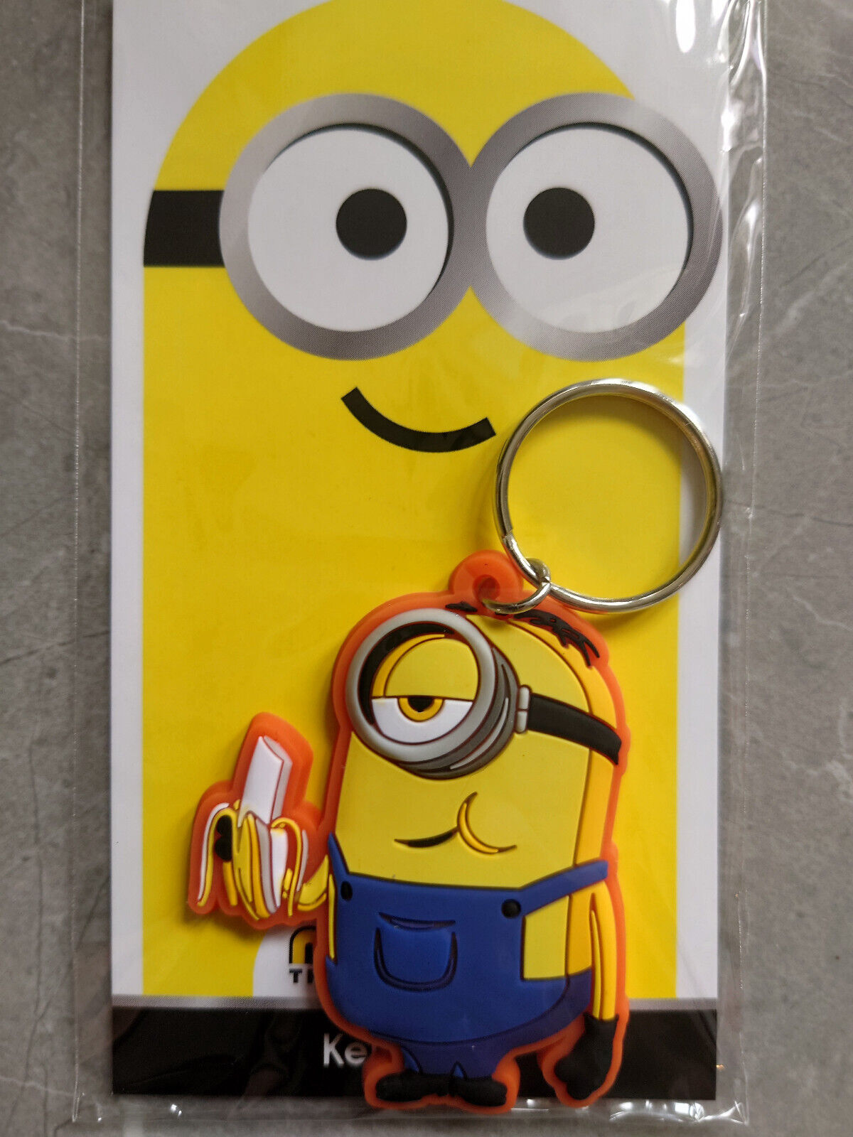 MINIONS 2D Chibi Rubber Keyrings Choose from list New Sealed BOB DAVE GRU STU