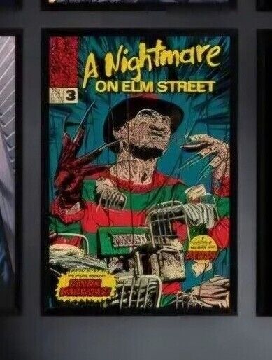 HORROR CANVAS Cover Poster WALL FREDDY IT FRIDAY 13TH THING CRYPT ELM HALLOWEEN