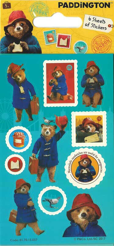 The Adventures Paddington Reward Chart with 56 Stickers Official Product