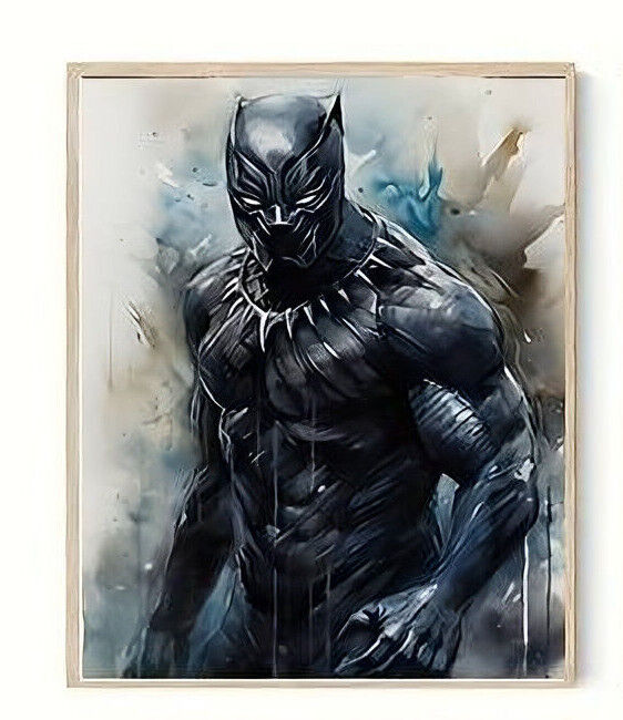 Marvel Avengers DC Movie CANVAS PRINT SPIDERMAN IRON MAN THOR HULK BLACK PANTHER