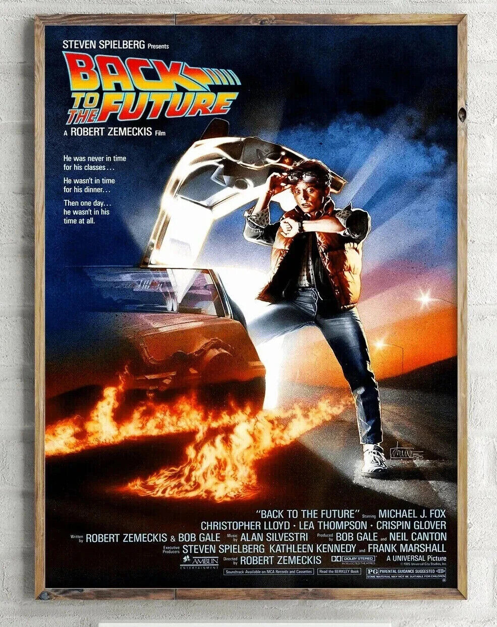 BACK TO THE FUTURE PART 1 2 3 CANVAS Film Movie Art Wall PRINT Actor COMIC