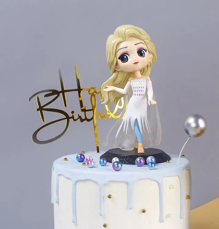 Frozen Elsa princess toy model Action Figure pretty cake topper disneys movie
