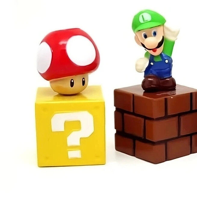 5Pcs Super Mario Bros Mini Figures Toys BORHTERS LUIGI TOAD KOOPA GOOMBA SET