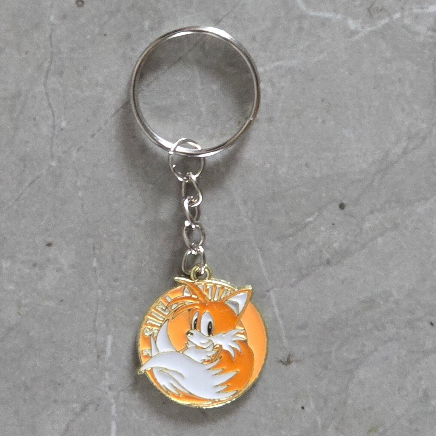 SONIC THE HEDGEHOG KRY CHAIN Keyring ENAMEL TAILS AMY ROSE Sega Gaming KNUCKLES