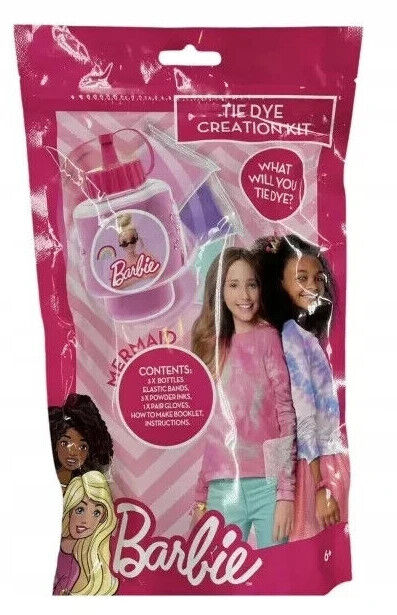 Barbie Tie Dye Creation Kit GALAXY MERMAID CREATIVE EASY SQUEEZE BOTTLES NEW IN