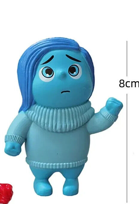 Disney Inside Out 2 Kids Toy Figure PVC Model Collectible ANXIETY DISGUST SAD