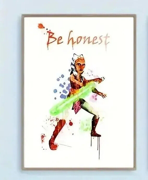 Star wars Canvas Wall Art Movie Poster Print Picture Retro DISNEY QUOTES