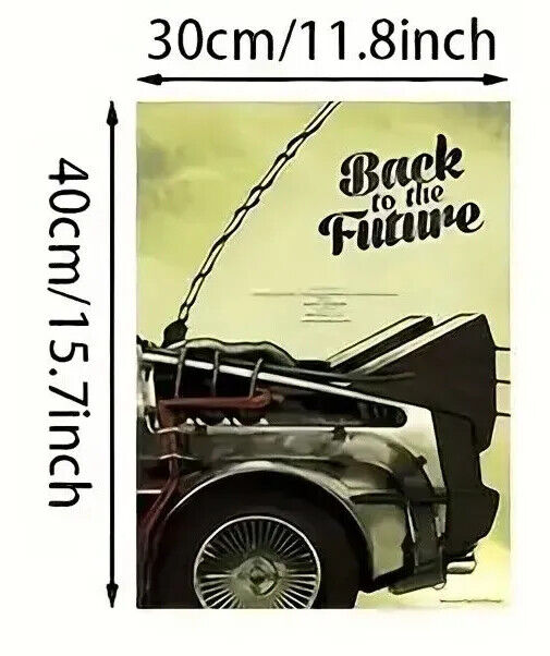 BACK TO THE FUTURE PART 1 2 3 CANVAS Film Movie Art Wall PRINT Actor COMIC RETRO