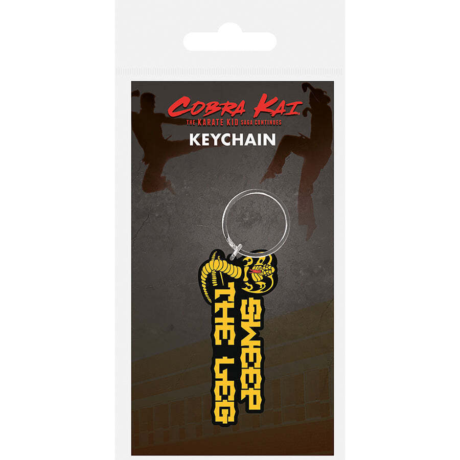 Cobra Kai Chibi Keyring Rubber Official netflix 2d The Karate Kid Keychain