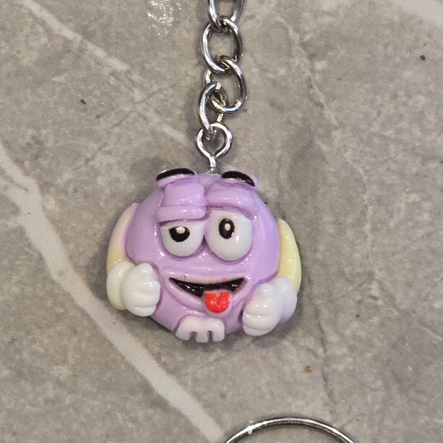 Novelty 3D Keyring Gift M&M Kids & Adult Birthday Charm MMs Chocolate key chain