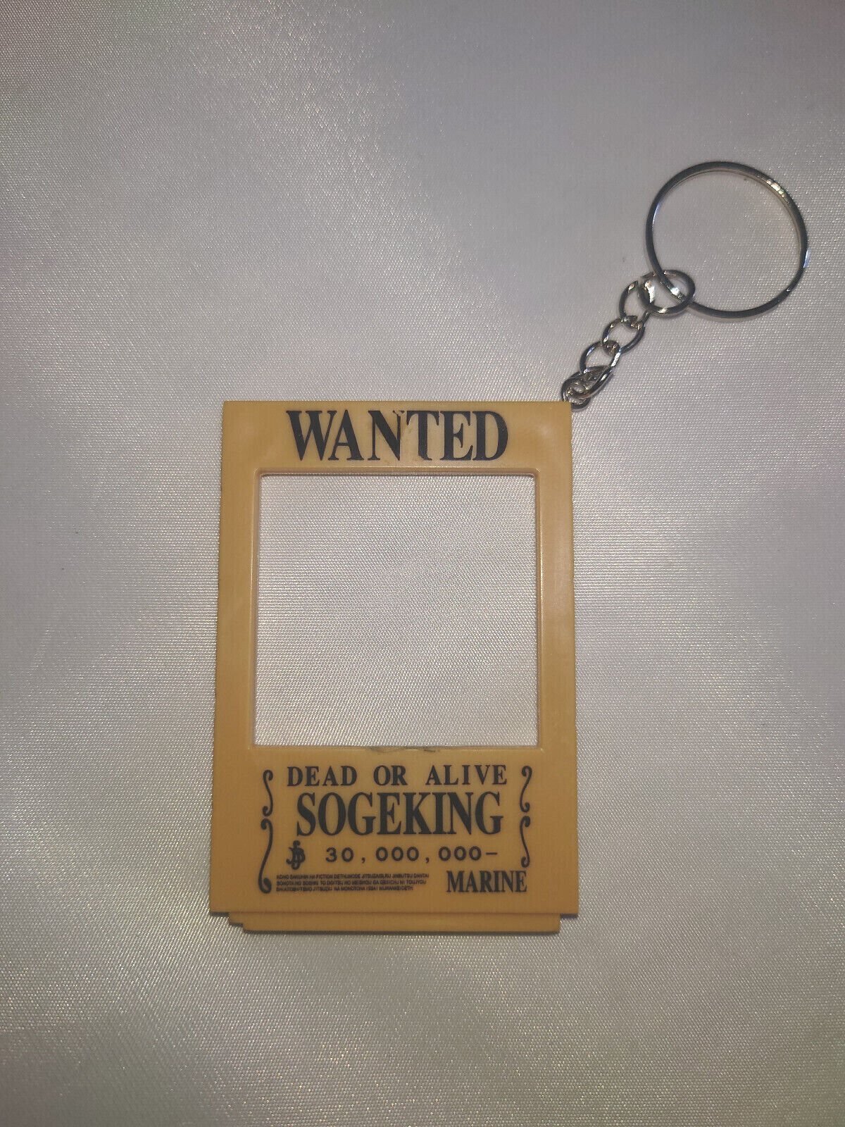Anime One Piece LUFFY PVC Keyring Keychain Figure Model Pendant 🇬🇧 WANTED