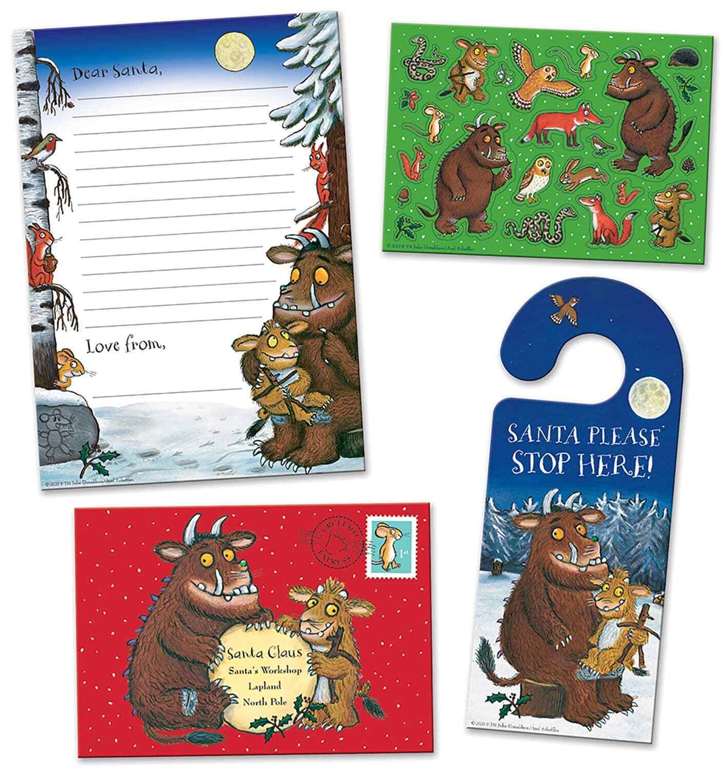The Gruffalo's Child Christmas Letter to Santa and Gift Labels Xmas