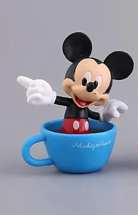 Mickey Mouse Minnie Donald Pooh Cup Club Action Figure Kids Toy Gift Cake Unisex