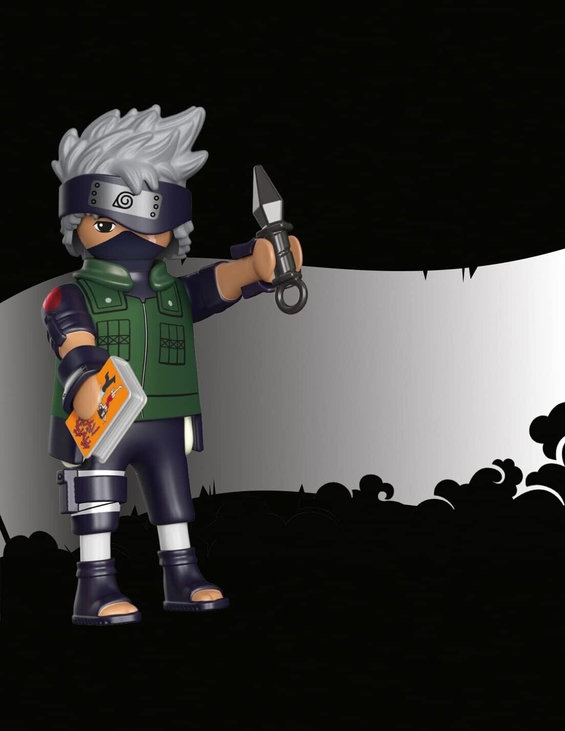 PLAYMOBIL NARUTO SHIPPUDEN KAKASHI 71099 5-99 KNIFE BOOK FIGURE TOY MOVIE SERIES
