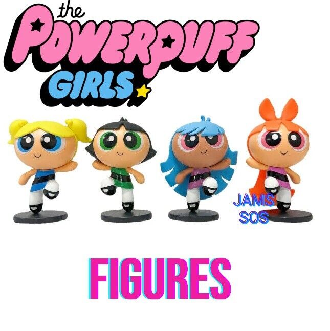 The Powerpuff Girls Action Figures Set For Kids Home Decor Gifts CAKE TOPPER TOY
