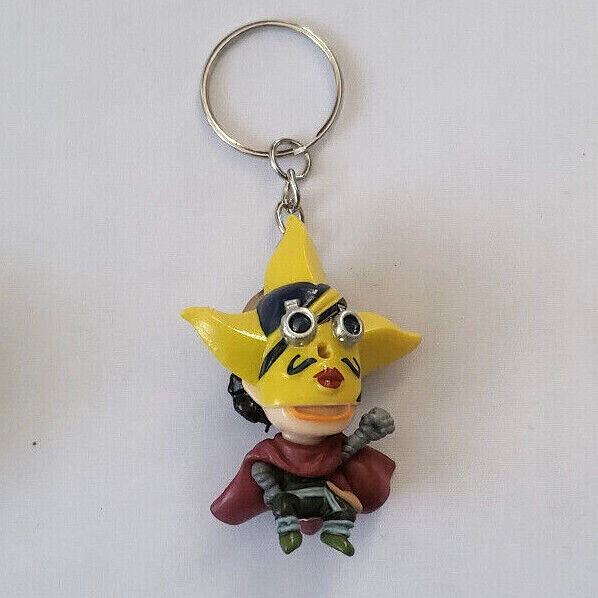 Anime One Piece LUFFY PVC Keyring Keychain Figure Model Pendant 🇬🇧 WANTED