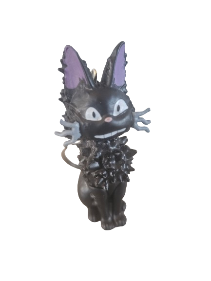 Black Cat Keyring Keychain Horror Witch Kiki Ghibli Figure Kids Happy Wizard