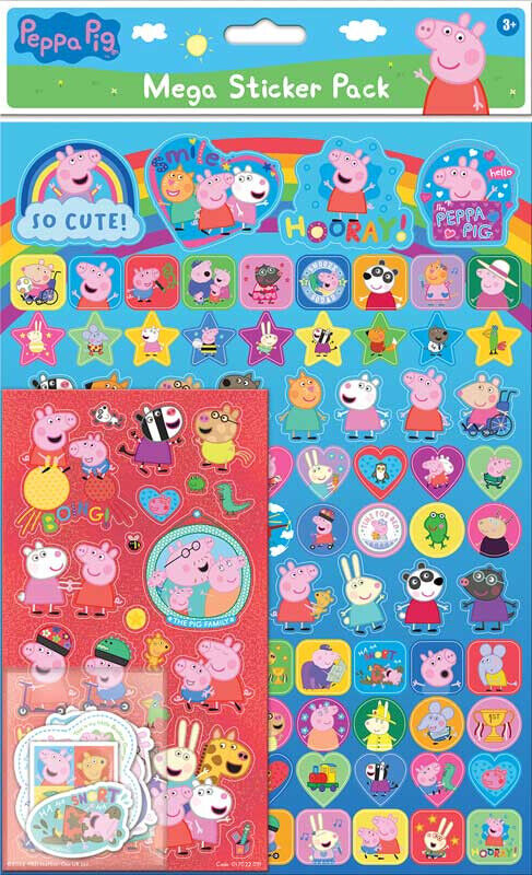 Disney Princess Mega Pack Stickers PEPPA PIG PADDINGTON BEAR BABY SHARK CHOOSE