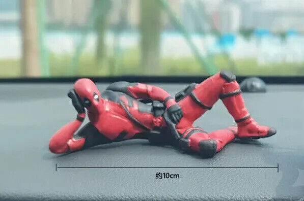 Sitting Mini Deadpool Action Figure Toy Topper Car Interior Decoration MOVIE