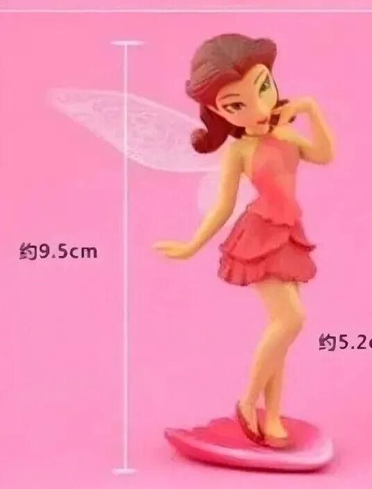 Tinkerbell Fairy Princess Action Miniature Figure Cake Topper Doll Toys Kids