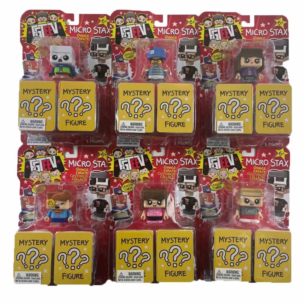 FGTeeV Micro Stax Bonkers Toys CHOOSE YOUR STAX MYSTERY FIGURES 12 FG-TEEV