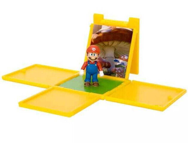 Jakks Pacific Super Mario Bros Movie MARIO 1.25 in Mini Figure & Question Block
