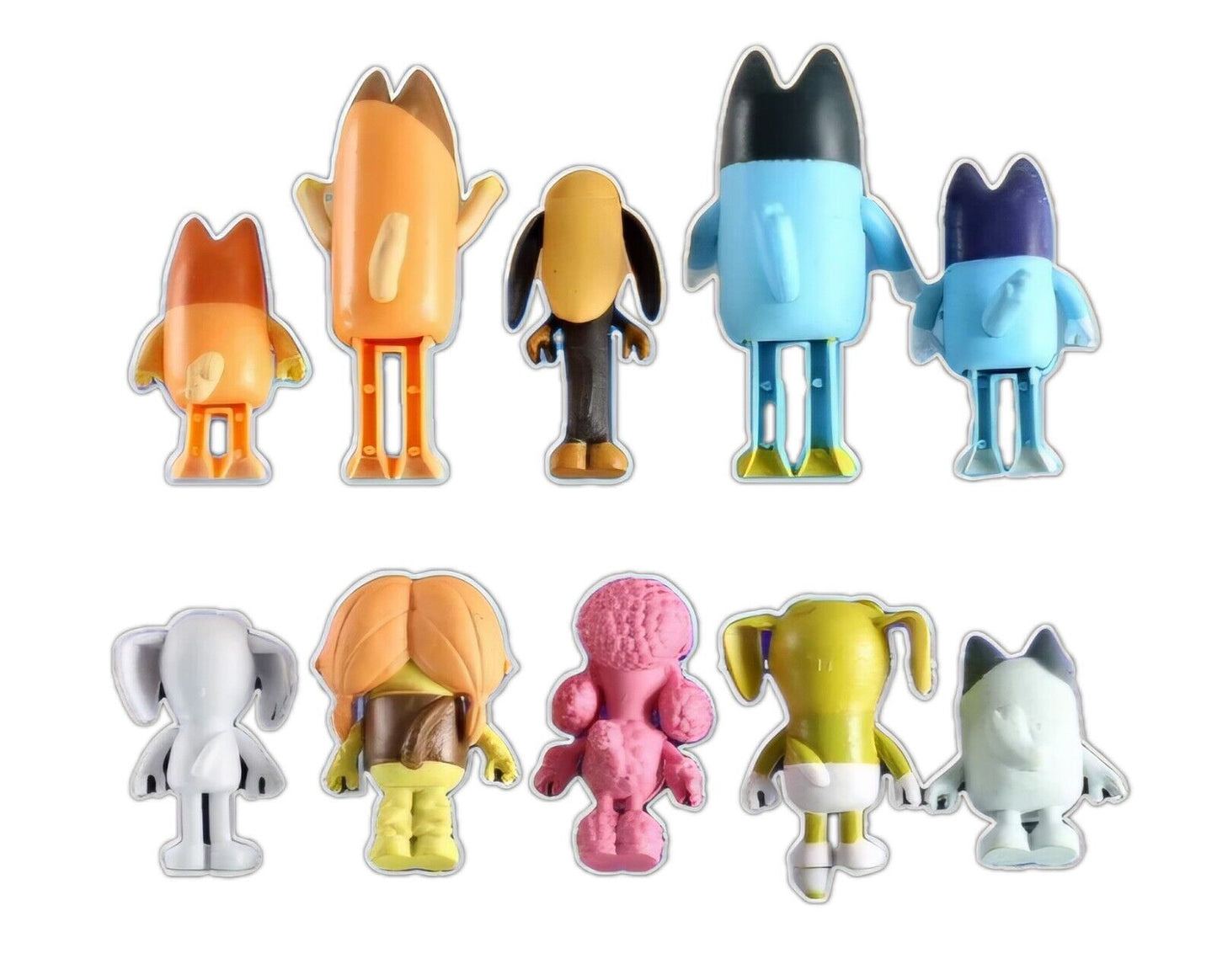 Bluey Dog Action Figure Kids Toy Bingo Bluey & Friends Collection Model FIGURES