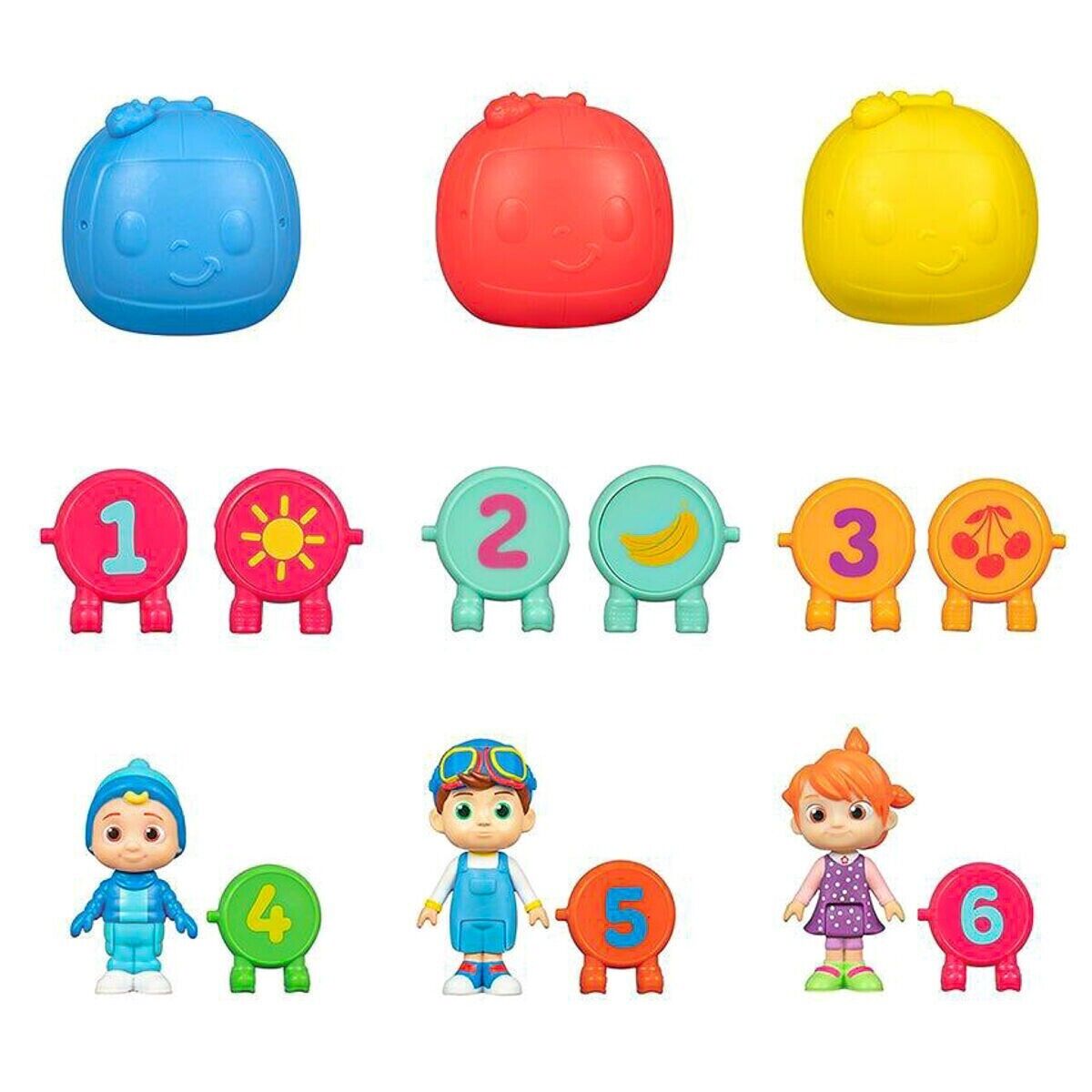 Cocomelon Series 2 Figure Pack Film YOYO NINA Number Surprise COLLECTIBLE BALL