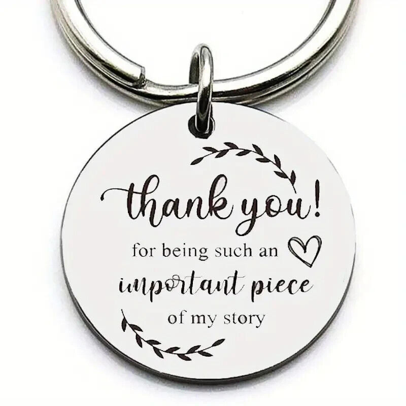 THANK YOU FOR BEING SUCH AN Important Part Of My Story KEYRING TEACHER FRIEND