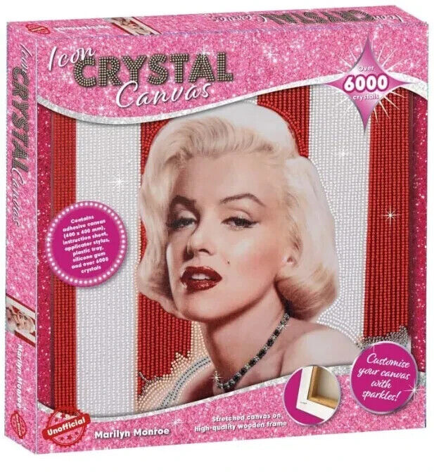 Icon Crystal Canvas Marilyn Monroe Canvas Crystal Art Craft Deco Kit diamonds