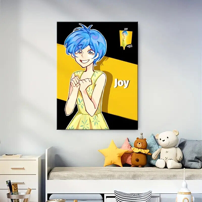 Inside Out 2 Poster HUMAN Maxi Wall Art Movie Prints Animated Films CANVAS