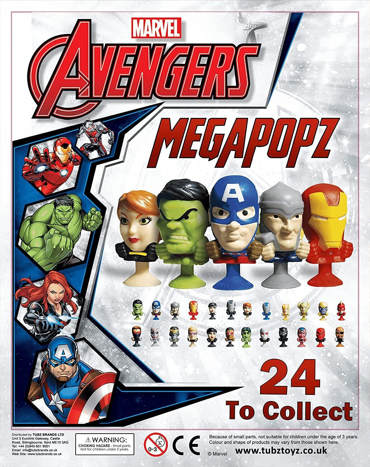 2 X Avengers Megapopz Collectable Figure Heads Blind Party Bags STOCKING FILLER