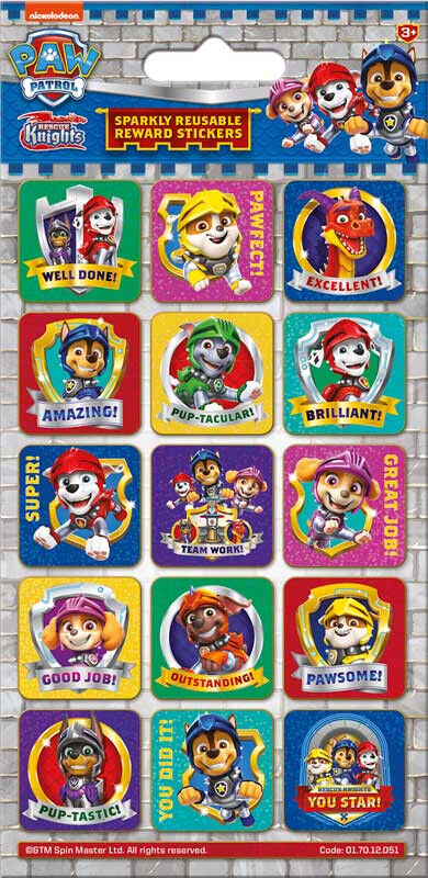 Paw Patrol Reward Chart Stickers Reusable STICKER SETS YOU CHOOSE GREAT PRICE