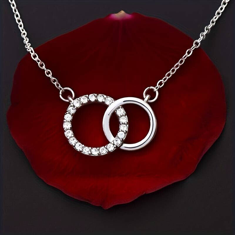FRIENDS Gift Unbiological Sister Silver Necklace Christmas VALENTINES birthday