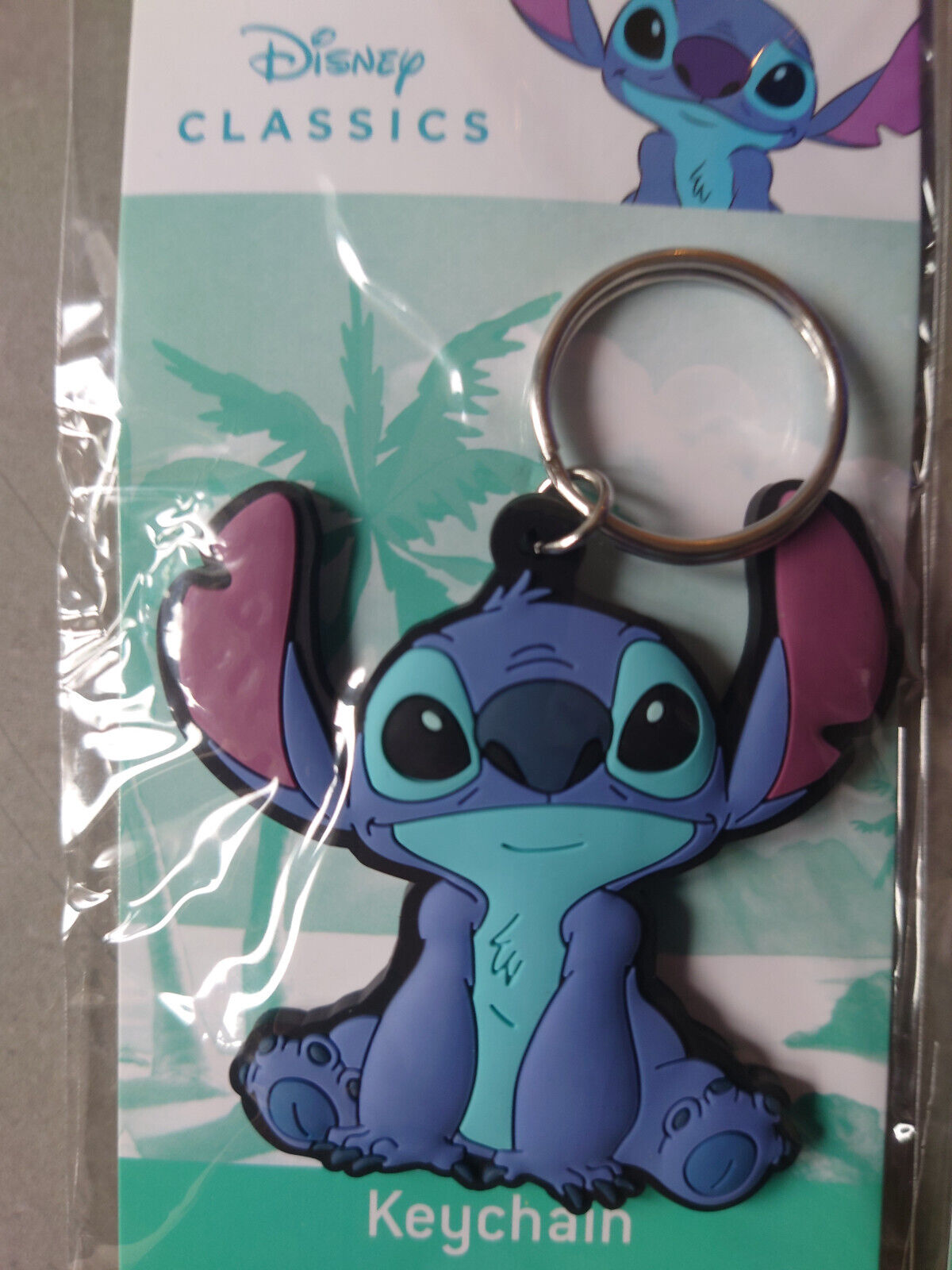 LILO & STITCH Official Disney Keyring 2D Keychains Lilo Angel Stitch NETFLIX
