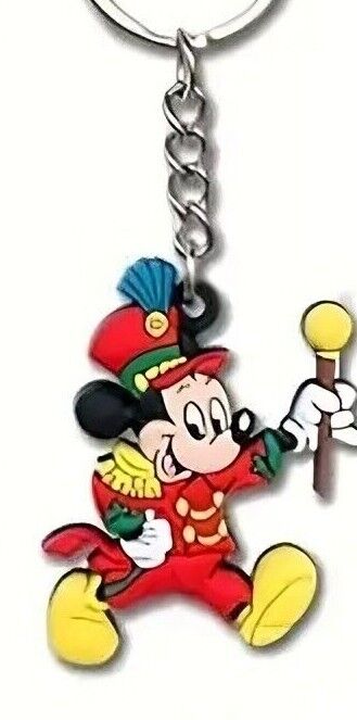 DISNEY CLUBHOUSE MICKEY/MINNIE MOUSE Keyring Gift Kids Adult Birthday Charm