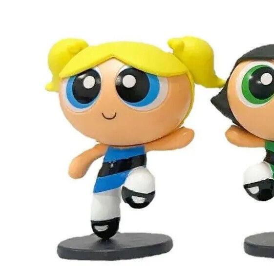 The Powerpuff Girls Action Figures Set For Kids Home Decor Gifts CAKE TOPPER TOY