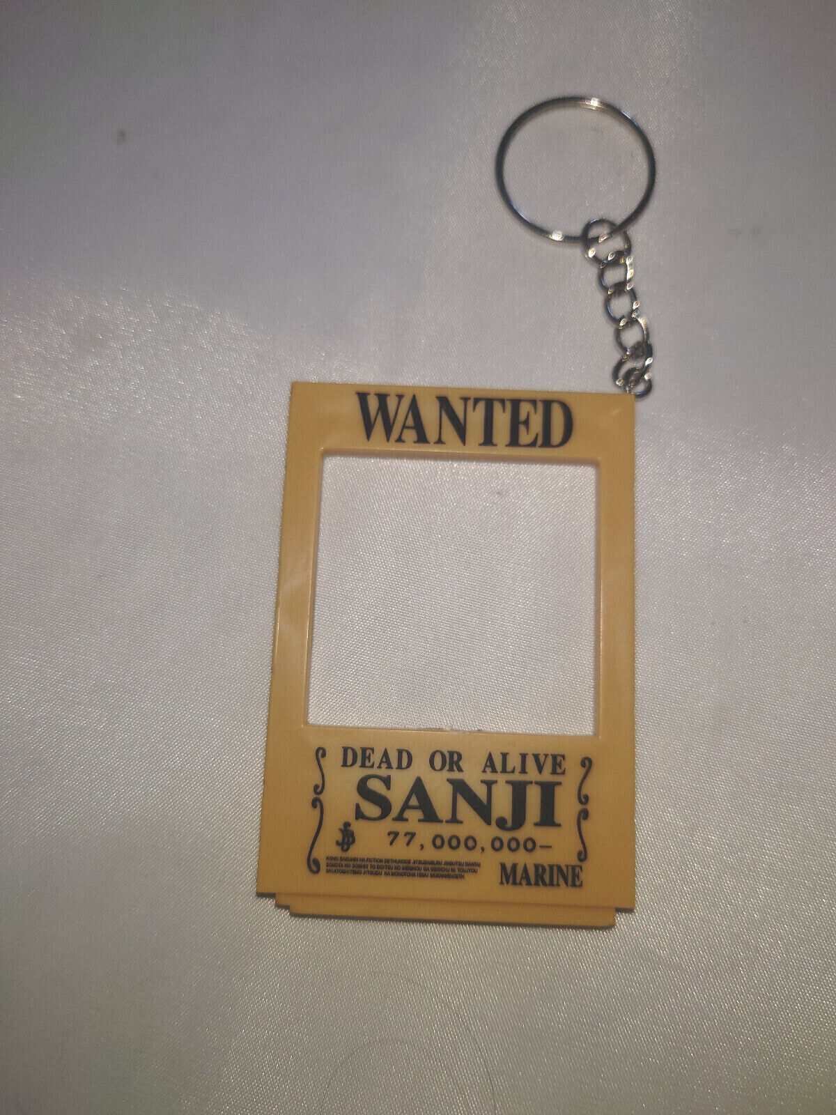 Anime One Piece LUFFY PVC Keyring Keychain Figure Model Pendant 🇬🇧 WANTED