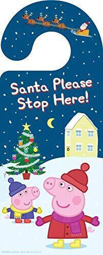 Peppa Pig Christmas Letter to Santa and Gift Labels Xmas George Hanger