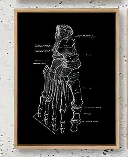 Human Anatomy Medical Wall Art Skeleton Organ Muscle System Canvas Poster DOCTOR