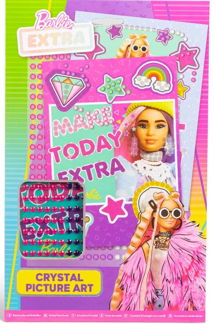 BARBIE EXTRA Barbie Foil Art Picture Set BARBIE CRAFT NEW CHILDRENS MOVIE 2024