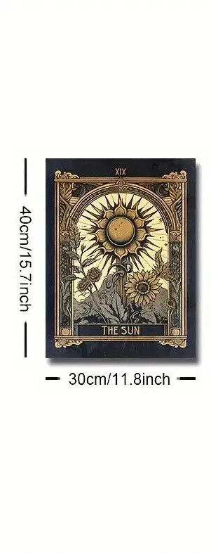 Tarot Card Mystic Sun Moon Star Canvas Art Pictures Large Cosmo Future